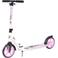 STAR SCOOTER  Alu City vouwbaar 205mm XXL staplank, wit / lila