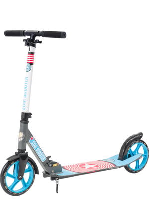 Alu City vouwbaar 205mm XXL staplank, grijs / blauw