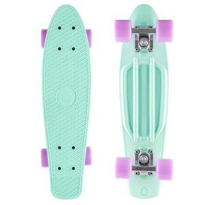 Vintage Skateboard, Retro Cruiser 60mm, mint / lila