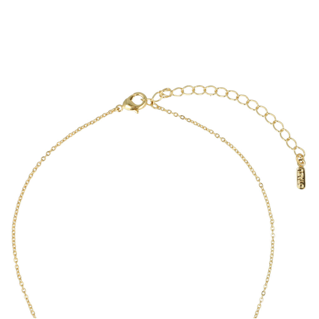 Goud vergulde ketting met marquise Etiopische Opaal hanger | Sieraden