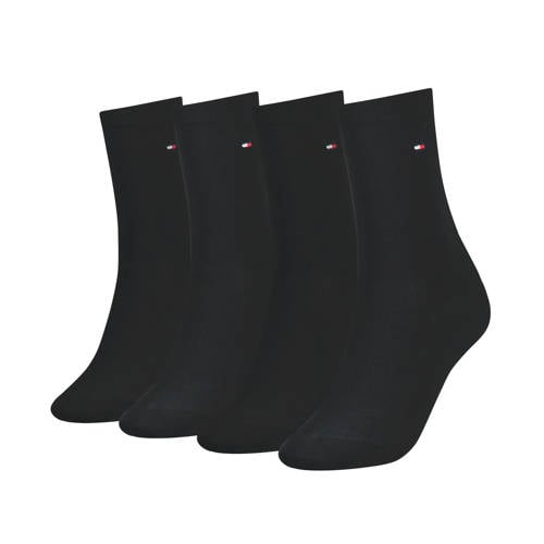 Tommy Hilfiger sokken met logo - set van 4 zwart afbeelding