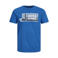 JACK & JONES CORE regular fit T-shirt JCOLOGAN met printopdruk blue iolite