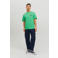 JACK & JONES ORIGINALS regular fit T-shirt JORBUSINESS met backprint island green