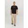 JACK & JONES ORIGINALS regular fit T-shirt JORBUSINESS met backprint black