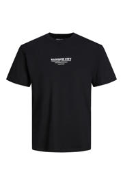 thumbnail: JACK & JONES ORIGINALS regular fit T-shirt JORBUSINESS met backprint black