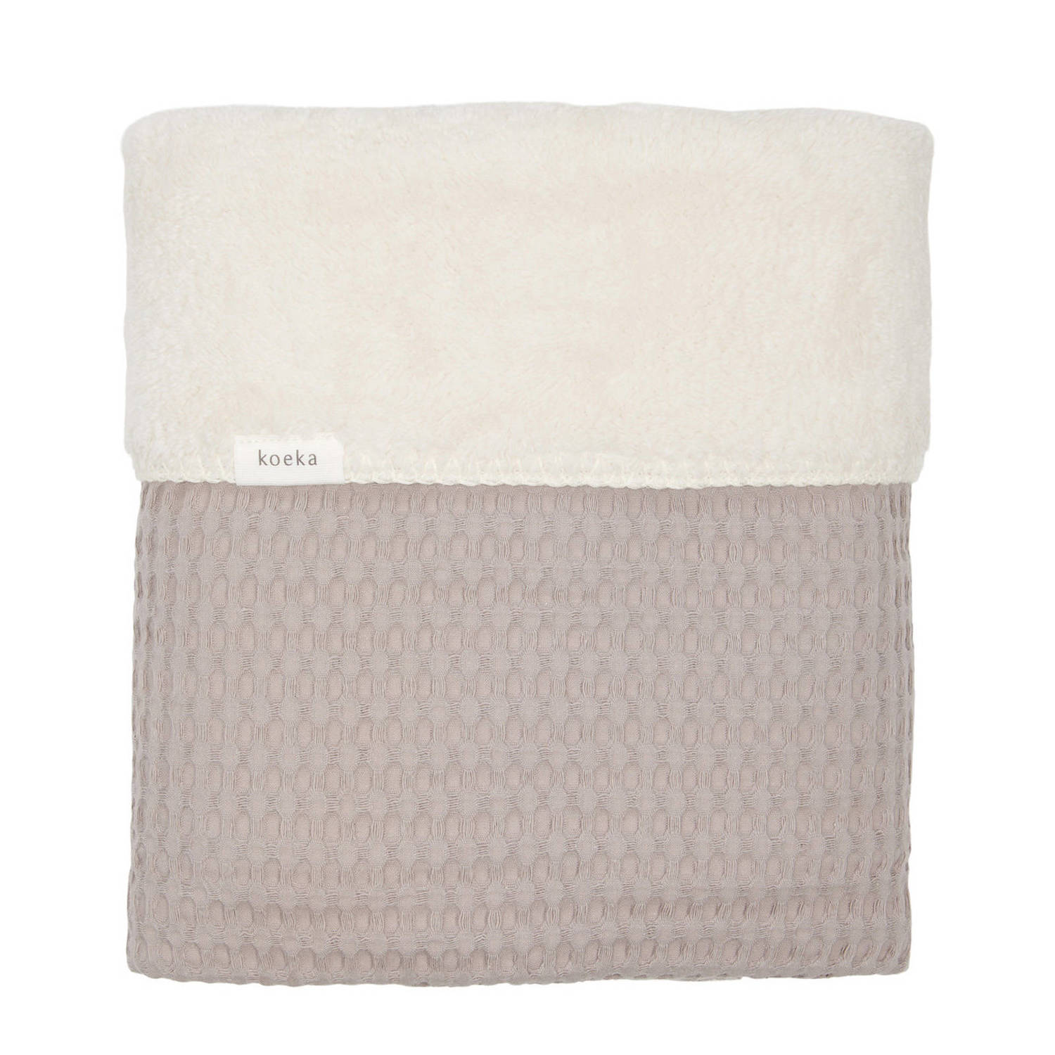 Koeka Oslo plaid wafel en teddy clay pebble
