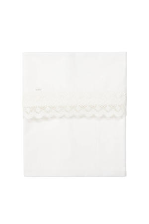 Crochet baby ledikantlaken 110x140cm milky