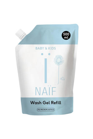 Wehkamp NAÏF Baby & Kids reinigende wasgel navulverpakking - 500 ml aanbieding