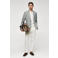 Mango Man slim fit colbert grey