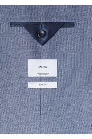 thumbnail: Mango Man gemêleerd slim fit colbert middenblauw