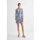 Mango Kids gebloemde jurk lila/wit