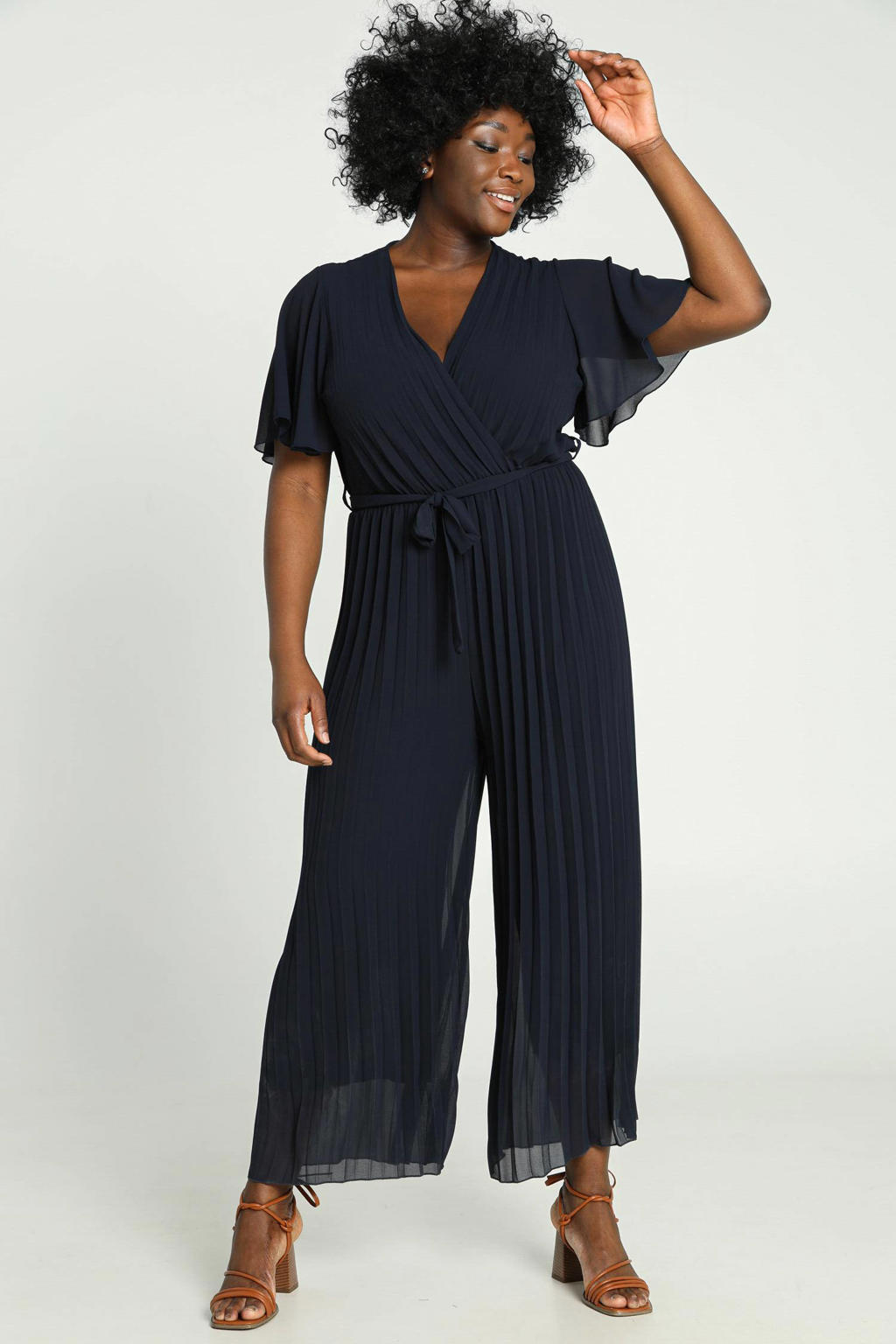 Paprika jumpsuit donkerblauw wehkamp