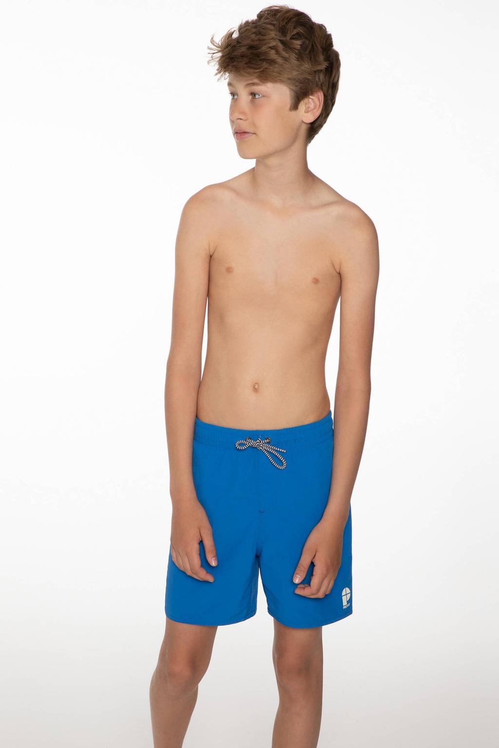 Protest zwemshort CULTURE JR middenblauw
