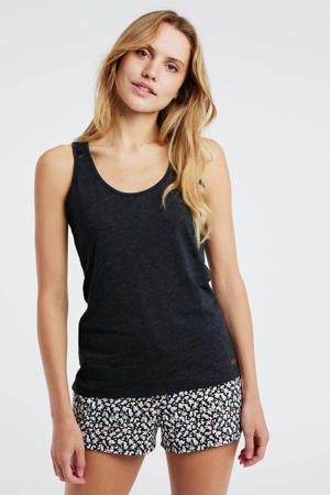 singlet met kant PRTBECCLES zwart