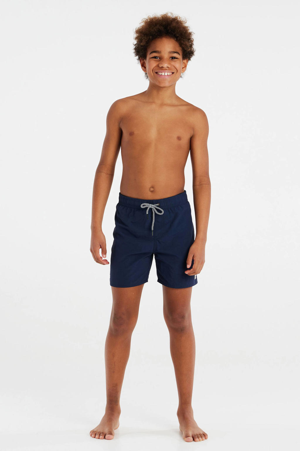 Protest zwemshort CULTURE JR blauwzwart