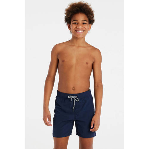 Protest zwemshort CULTURE JR blauwzwart afbeelding