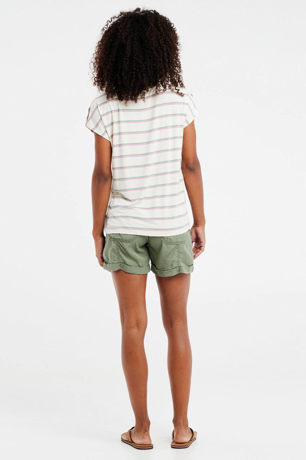 Protest straight fit short PRTRUE groen