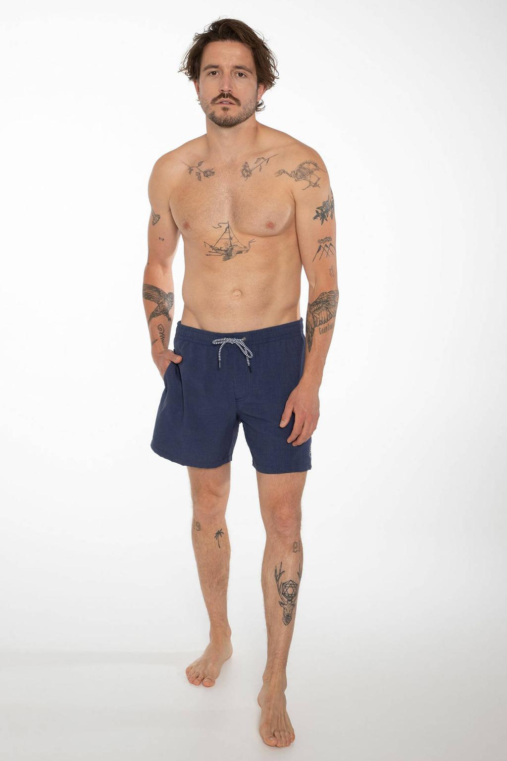 Protest zwemshort DAVEY donkerblauw