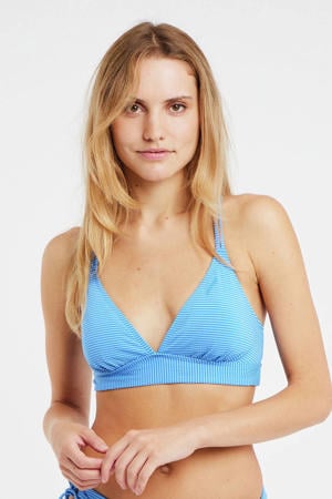 voorgevormde triangel bikinitop MIXSUPERBIRD blauw