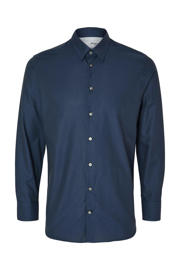 thumbnail: Selected slim fit overhemd SLHSLIMSOHO met all over print navy blazer