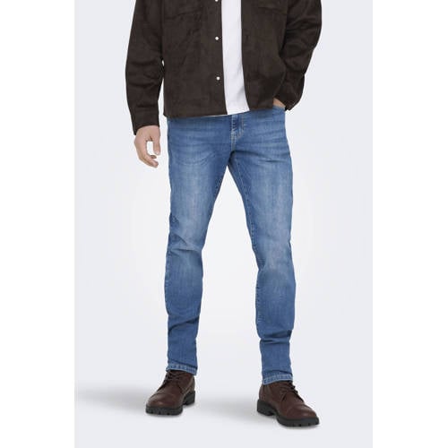 ONLY & SONS slim fit jeans ONSLOOM medium blue denim afbeelding