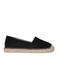 Manfield suède espadrilles zwart