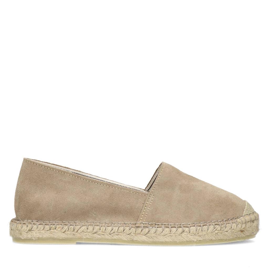 Beige dames Manfield suède espadrilles