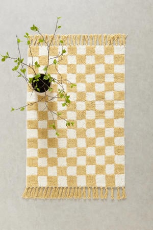 kindervloerkleed Checker board  (130x90 cm)
