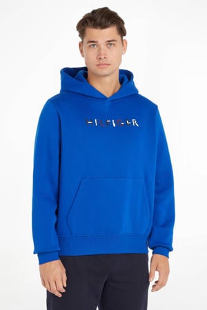 hoodie met logo ultra blue