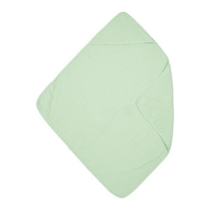 hydrofiele badcape 80x80cm soft green