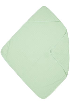 hydrofiele badcape 80x80cm soft green