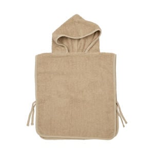 basic badstof badponcho 1-3 jaar sand