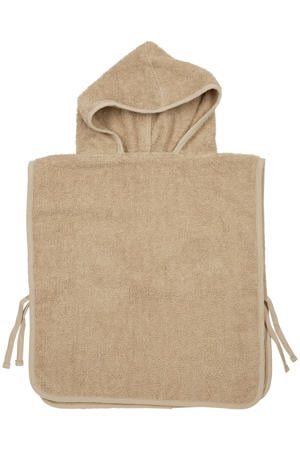 basic badstof badponcho 1-3 jaar sand
