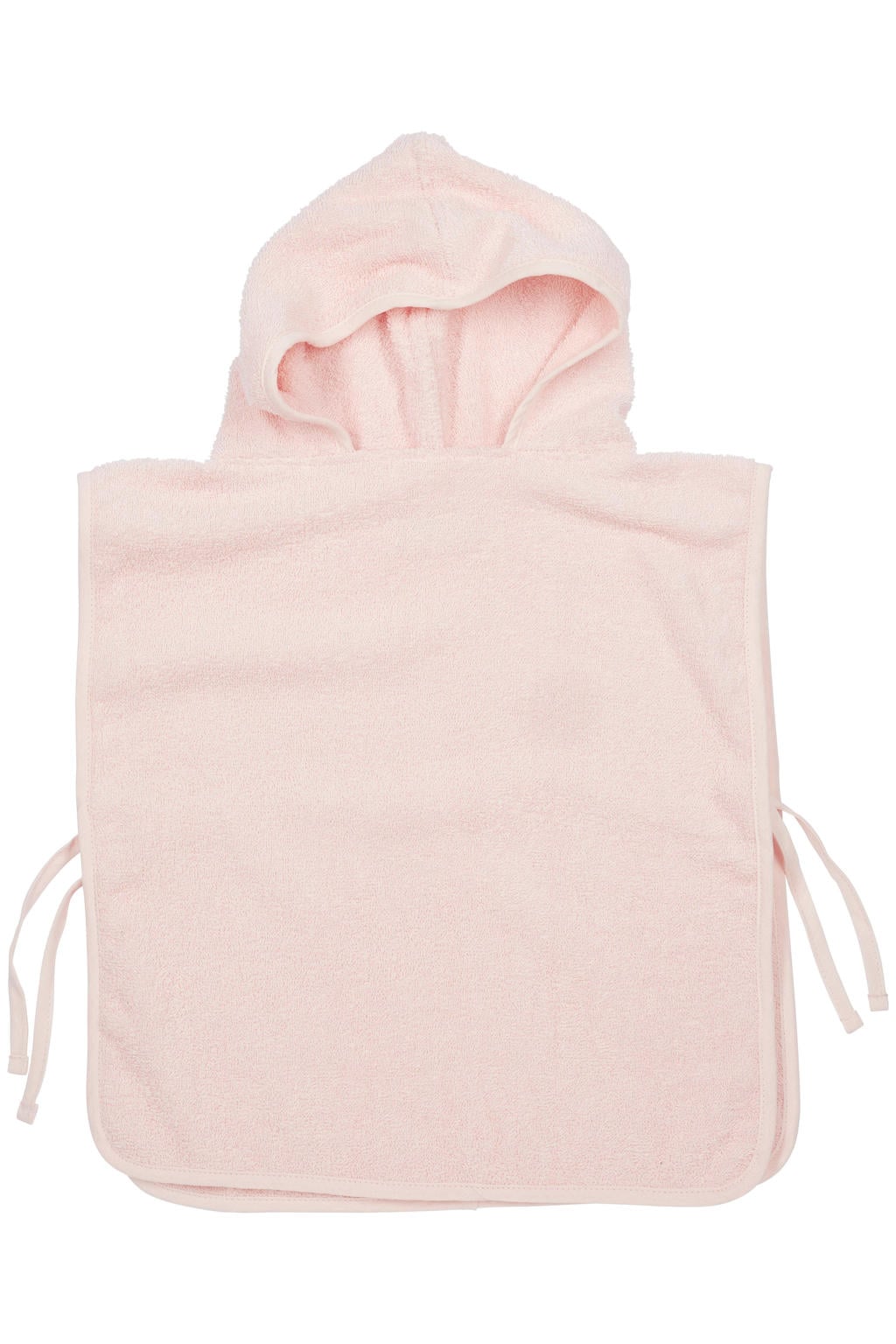 Meyco basic badstof badponcho 1-3 jaar soft pink