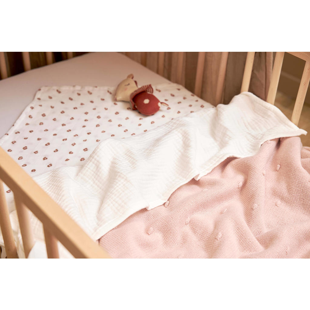 Meyco Baby Wickelauflagenbezug Musselin - 50x70cm | Weich & Hautfreundlich