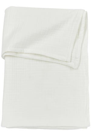 hydrofiele baby ledikantlaken 100x150cm offwhite