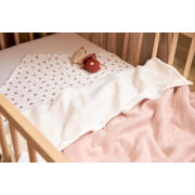 thumbnail: Meyco hydrofiele baby wieglaken 75x100 cm offwhite