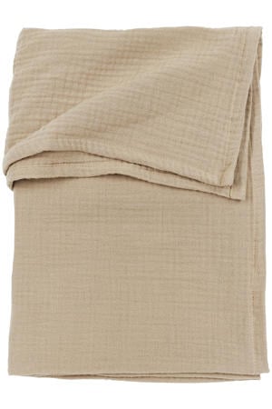 hydrofiele baby ledikantlaken 100x150cm sand
