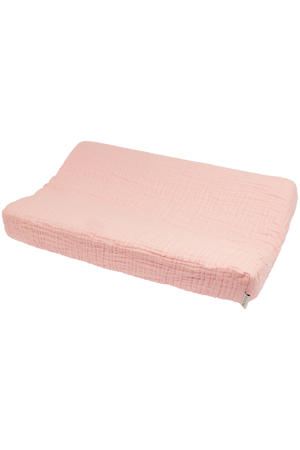 hydrofiele aankleedkussenhoes soft pink