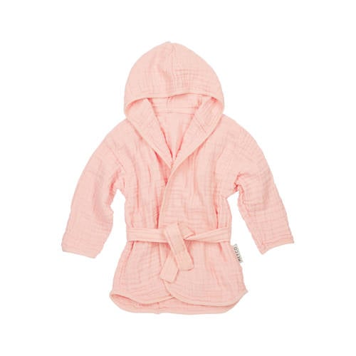 Meyco hydrofiele badjas soft pink afbeelding
