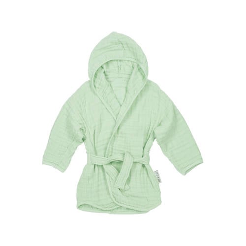 Meyco hydrofiele badjas soft green afbeelding