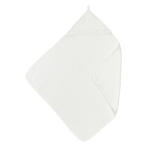 badcape met badstof ruffle 80x80cm offwhite