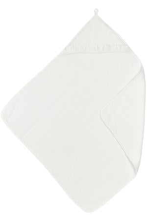 badcape met badstof ruffle 80x80cm offwhite