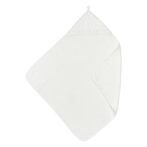 badcape met badstof ruffle 80x80cm offwhite