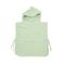 Meyco basic badstof badponcho 1-3 jaar soft green