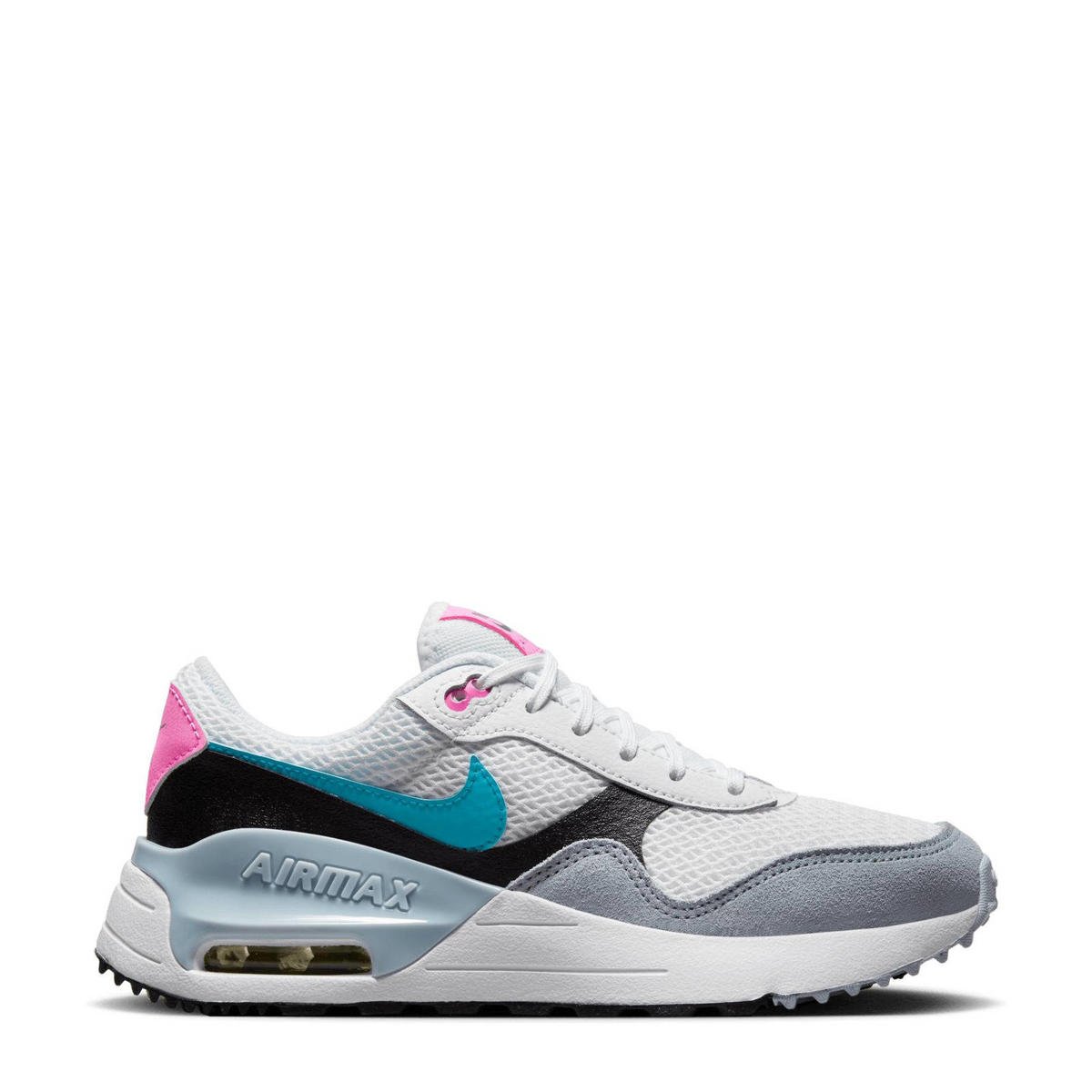 procent ondergoed Wissen Nike Air Max Systm sneakers wit/roze/turquoise/blauw | wehkamp