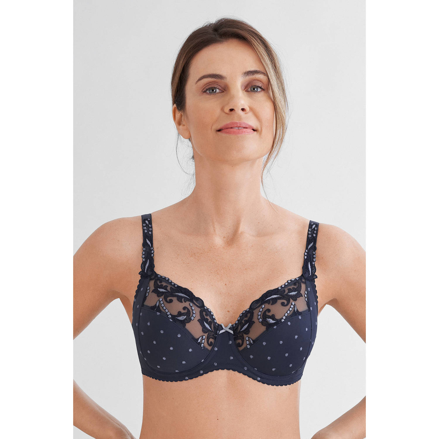 Felina niet-voorgevormde beugelbh Secret Delight donkerblauw