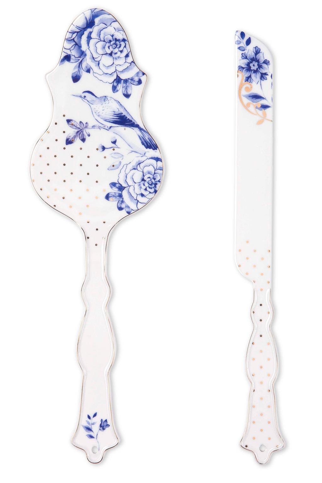 Pip Studio Royal White taartschep & mes