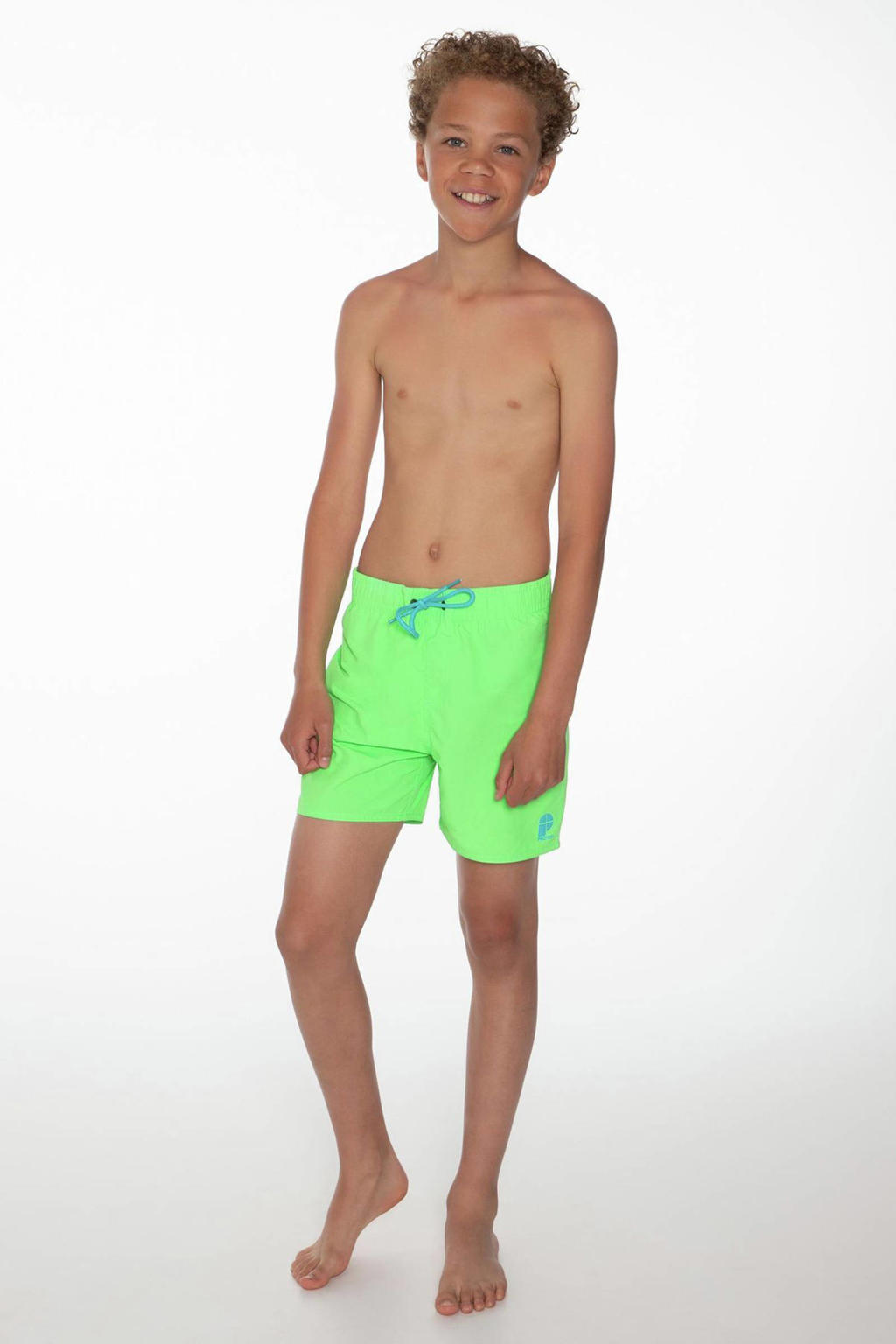 Protest zwemshort CULTURE JR neon groen