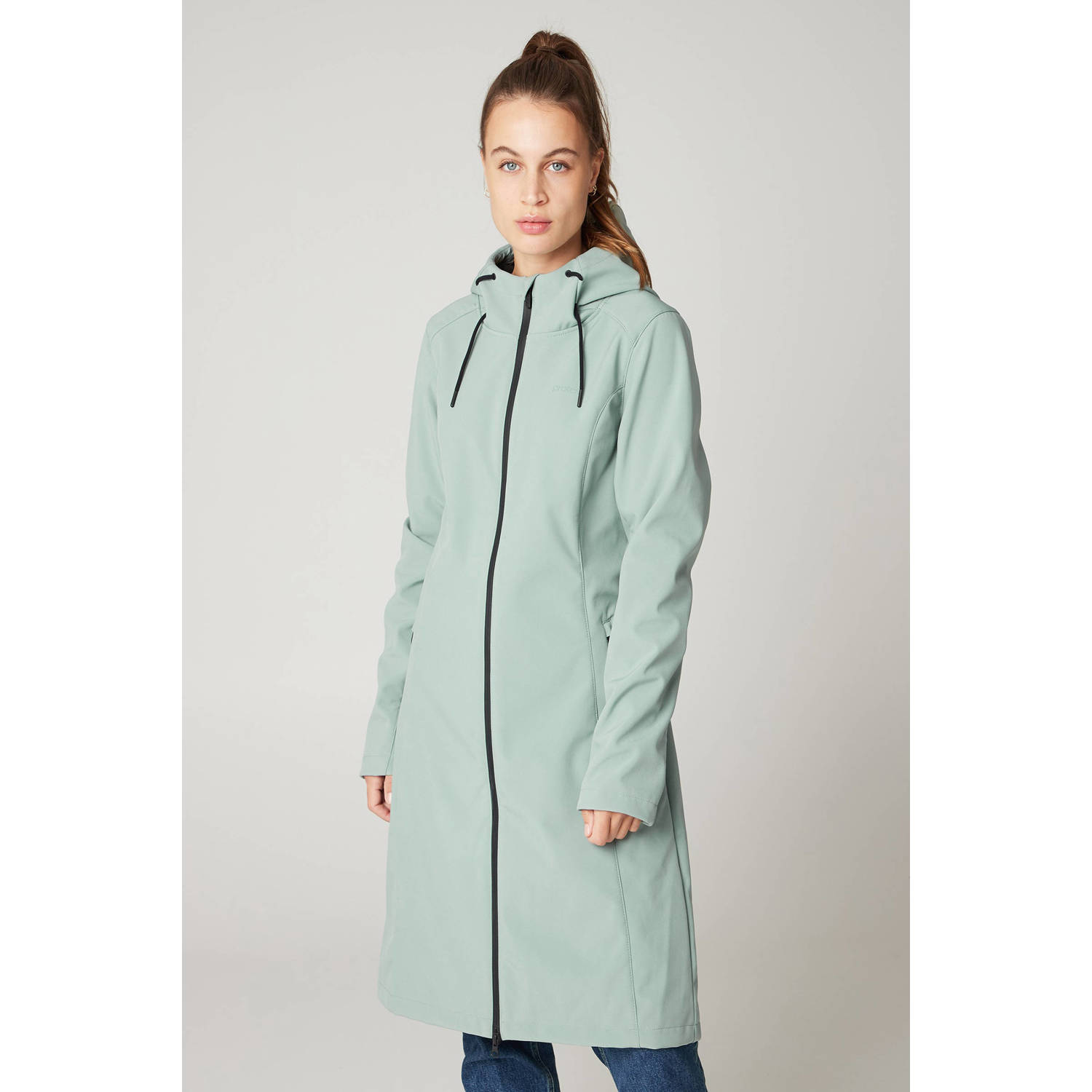 Protest softshell jas Eris mintgroen